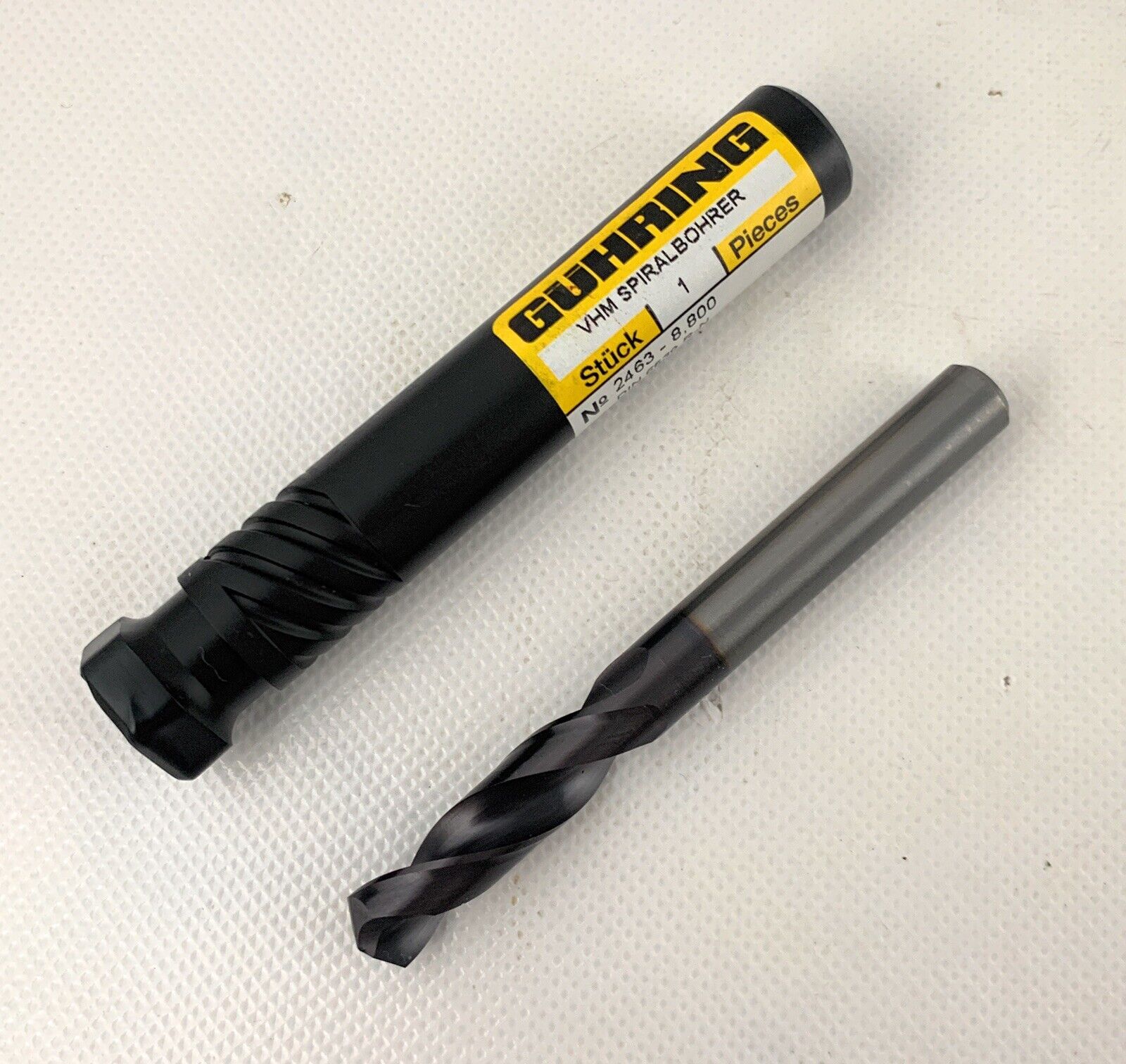🌟guhring 8.8mm Dia. Solid Carbide Stub Drill, Nano-firex, 118°, 2463-8,800