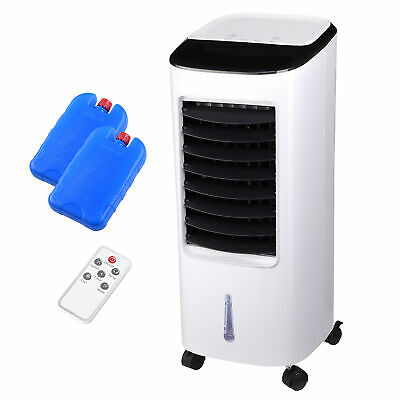Portable Air Cooler Fan Indoor Evaporative Cooling Humidifier Remote Control 7l