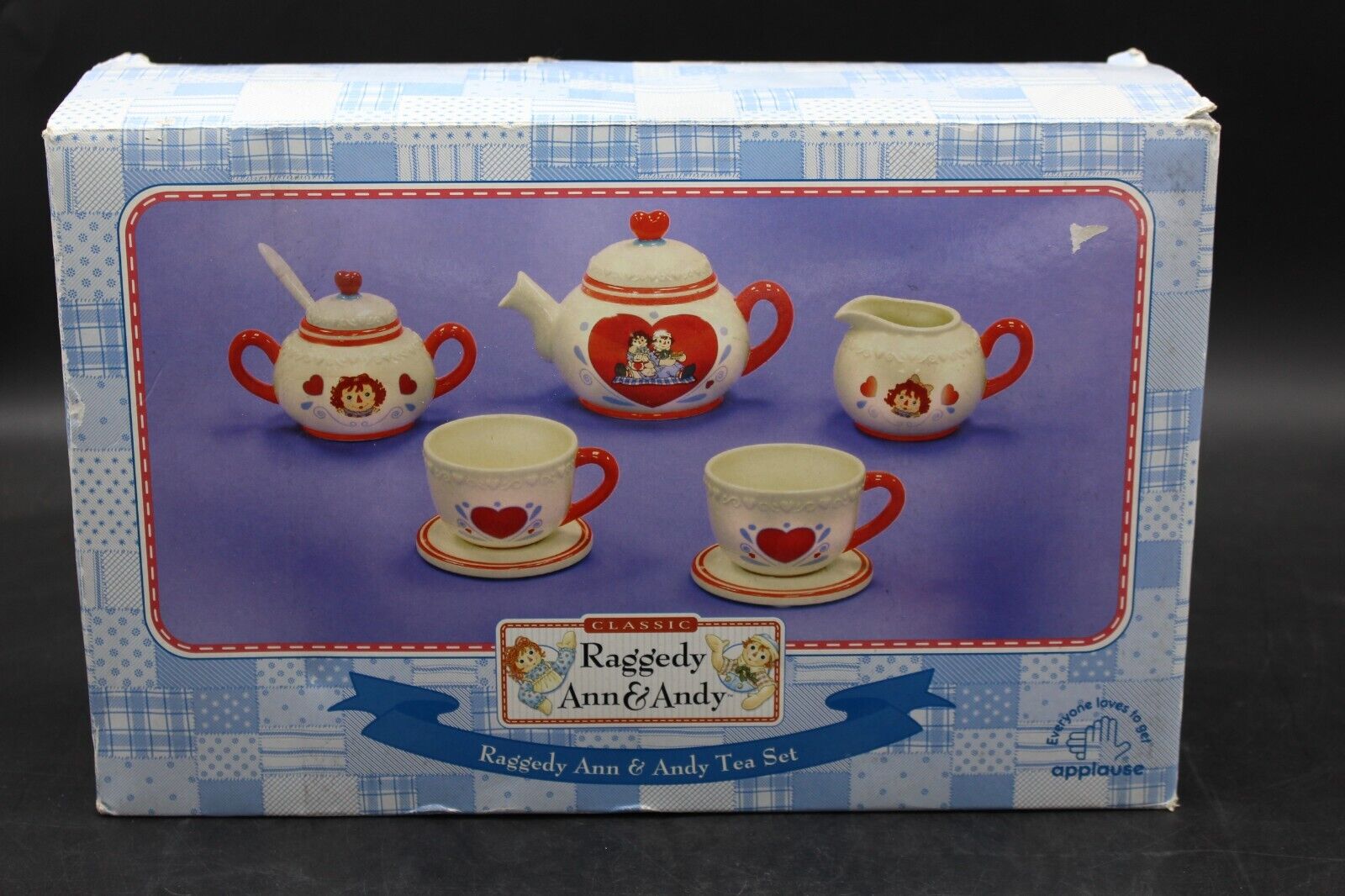 Applause Classic Raggedy Ann And Andy Tea Set 38186