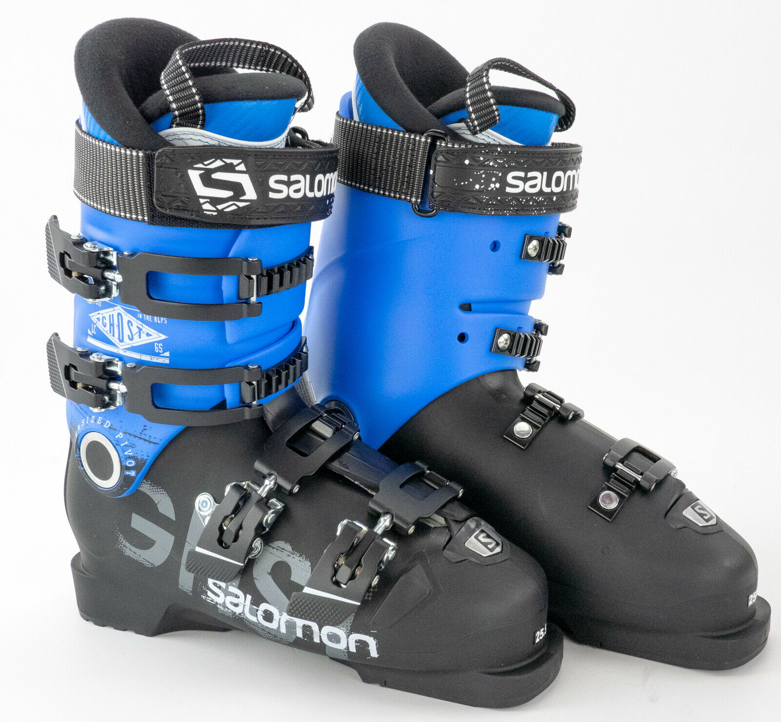 Salomon Ghost Lc 65 Kids Youth Ski Boots Size 25.5 Blue/black