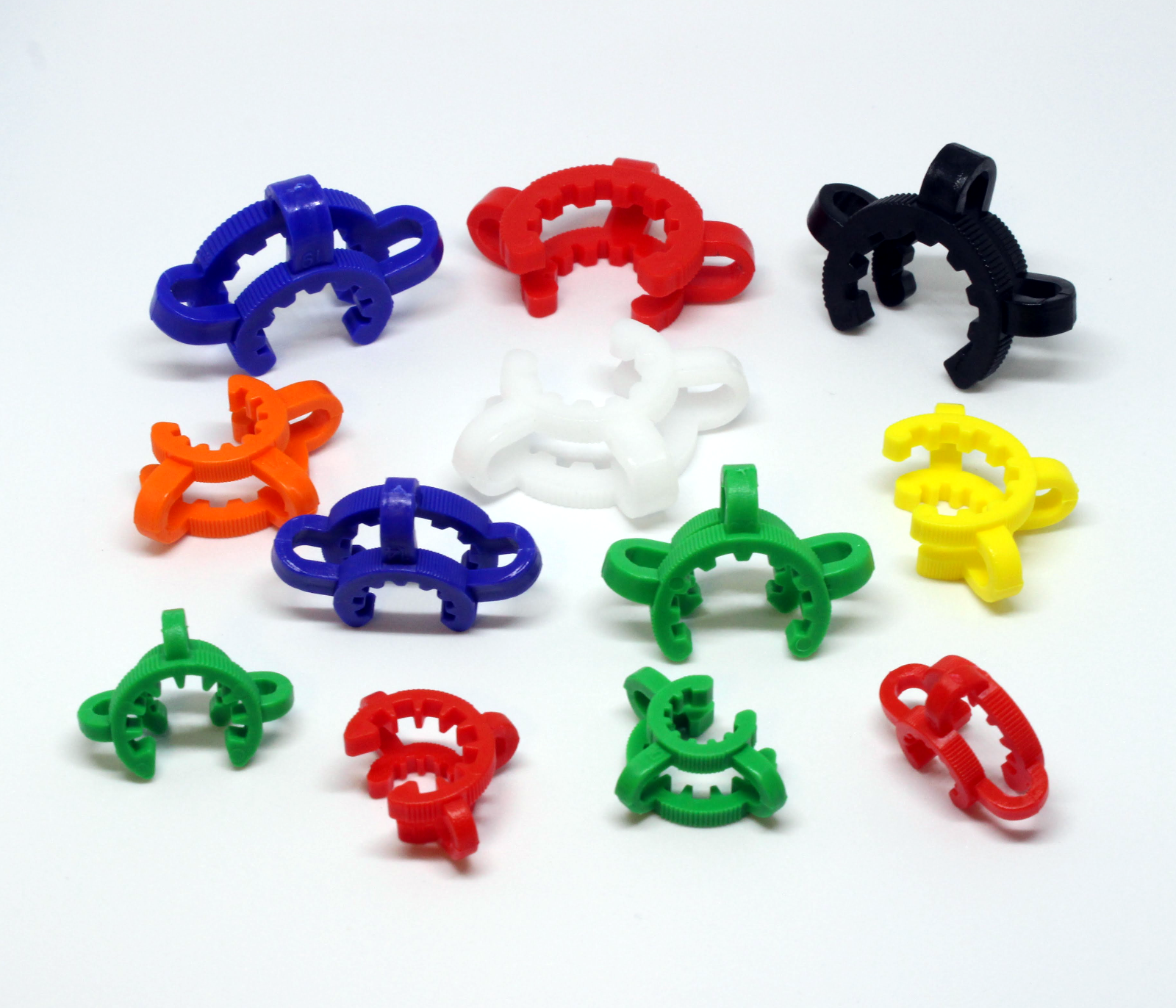 18mm + 14mm + 10mm Keck Clips | Glass Adapter Connectors | Joint Clips | Us