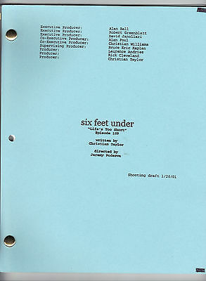 Six Feet Under Show Script "life's Too Short"