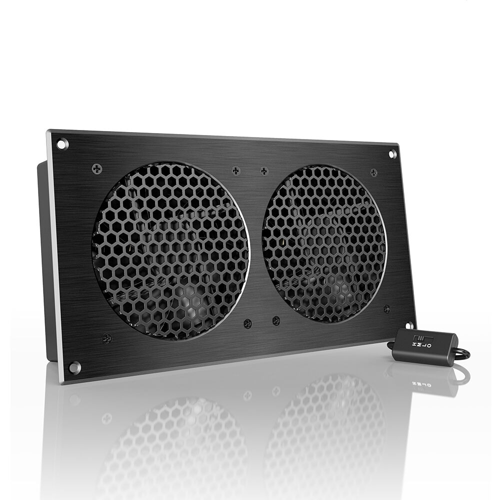 Airplate S7, Quiet Cabinet Fan 12" For Home Theater Av Amplifier Media Cooling