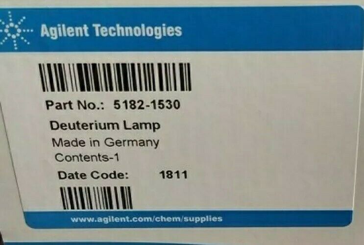 Agilent 5182-1530 - Longlife Deuterium Lamp 1100/1200 Dad Hplc