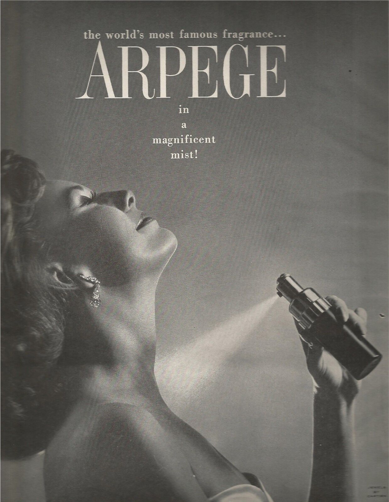 60's Arpege Perfume Ad 1960