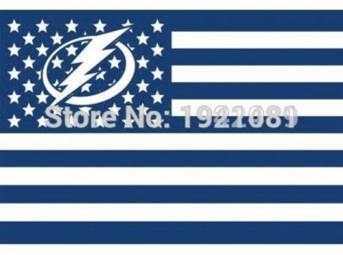 Tampa Bay Lightning 3x5 Ft Banner Flag Hockey Grommets New American