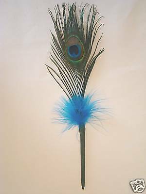 *peacock Feather Pen*  Wedding/guest/party Or Personal