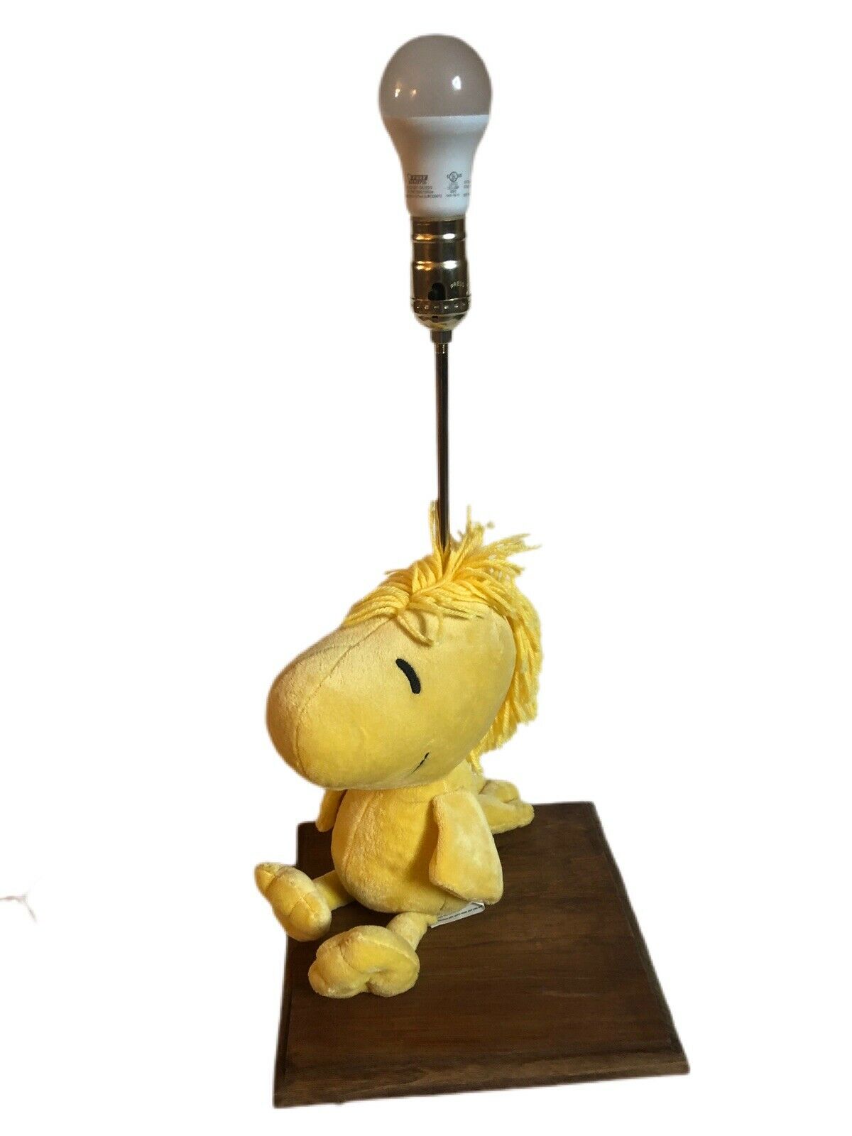 Custom Made Woodstock Lamp One Of A Kind Peanuts Gang Snoopy Charlie Brown Lucy