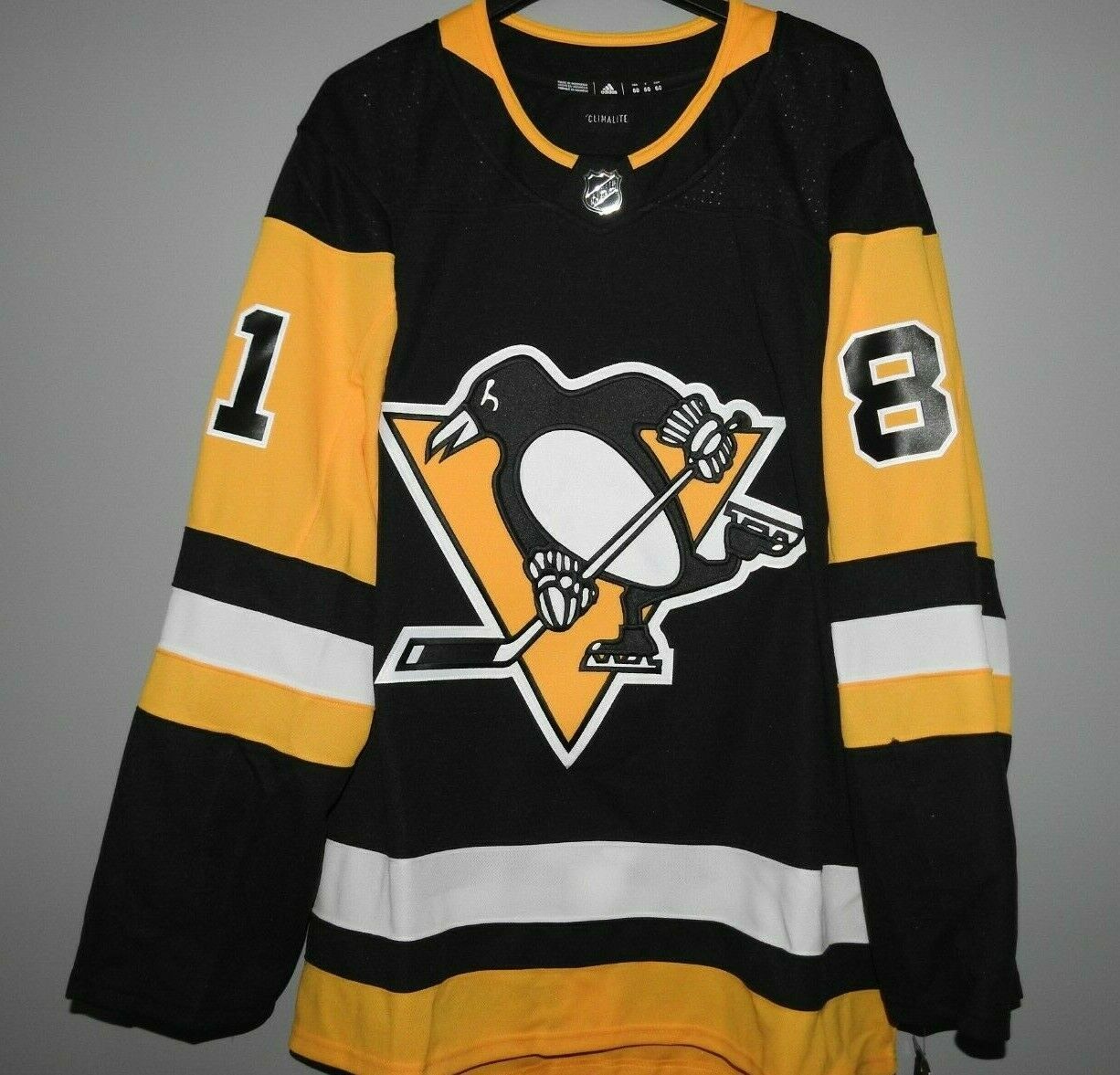 Authentic Adidas Nhl Pittsburgh Penguins #81 Hockey Jersey New Mens Sizes $230