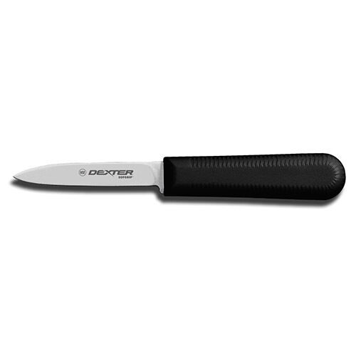 Dexter Russell Sg104b-pcp, 3¼-inch Cook's Style Parer With Black Sofgrip Handle,
