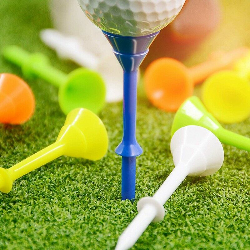 Big Cup 3-1/4" Golf Tees Pack Of 60 Durable Tees Multi Color Cups Golfs Sports