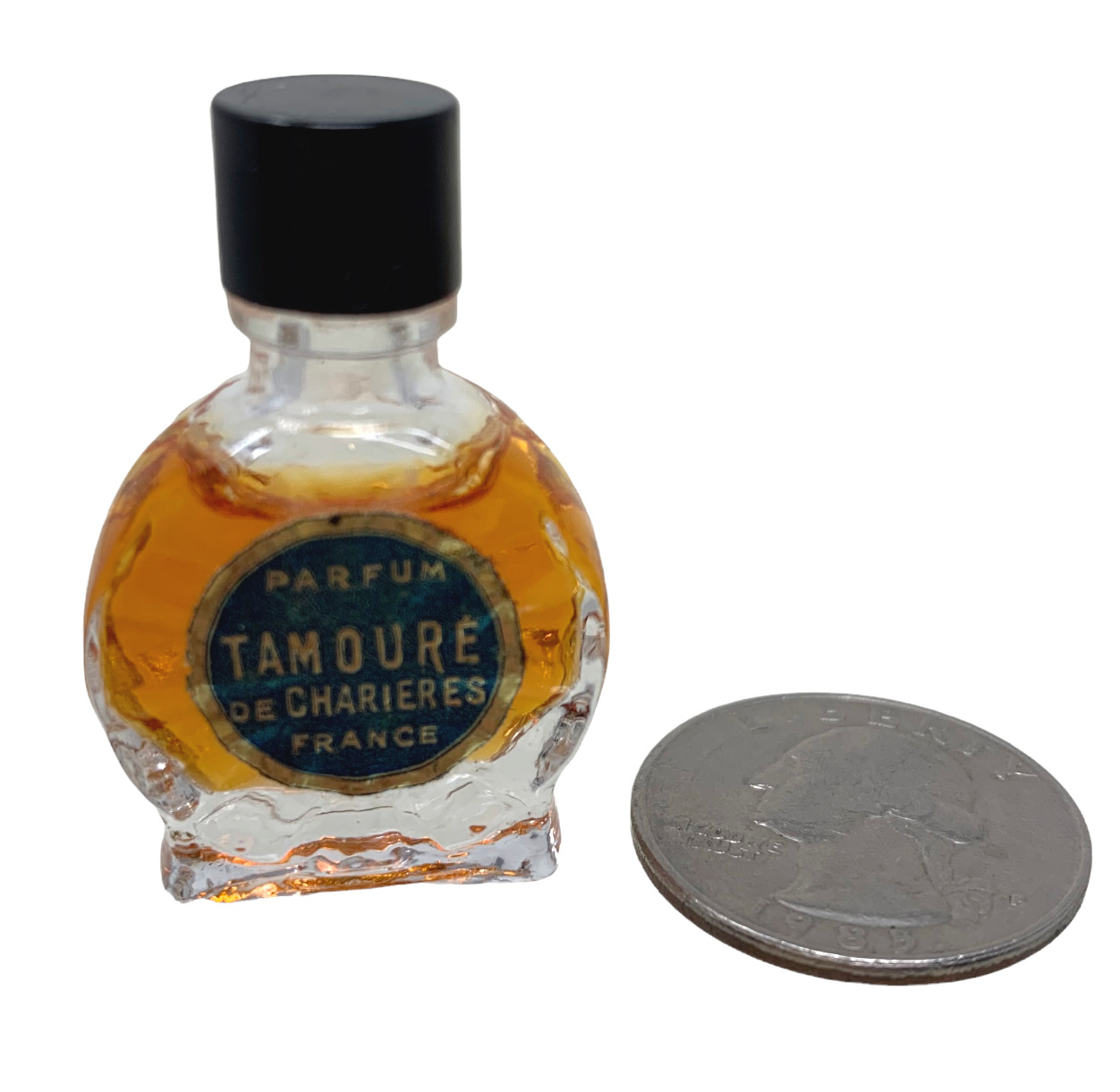 Vintage Tamoure De Charieres France Pure Parfum Micro Mini Splash Fragrance