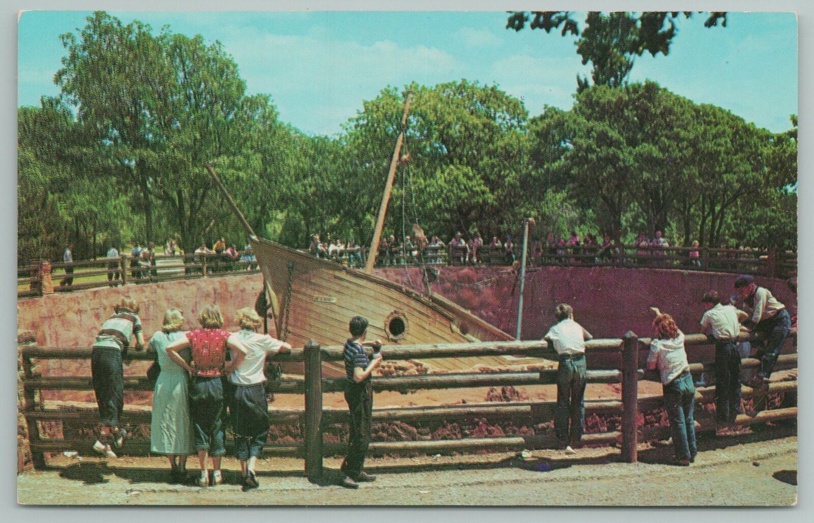Oklahoma City~monkey Island Linconl Park Zoo~vintage Postcard