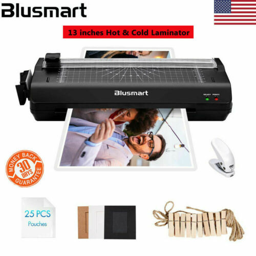 A3 Hot & Cold Laminator Machine With 20 Pouches Paper Trimmer + Corner Rounder