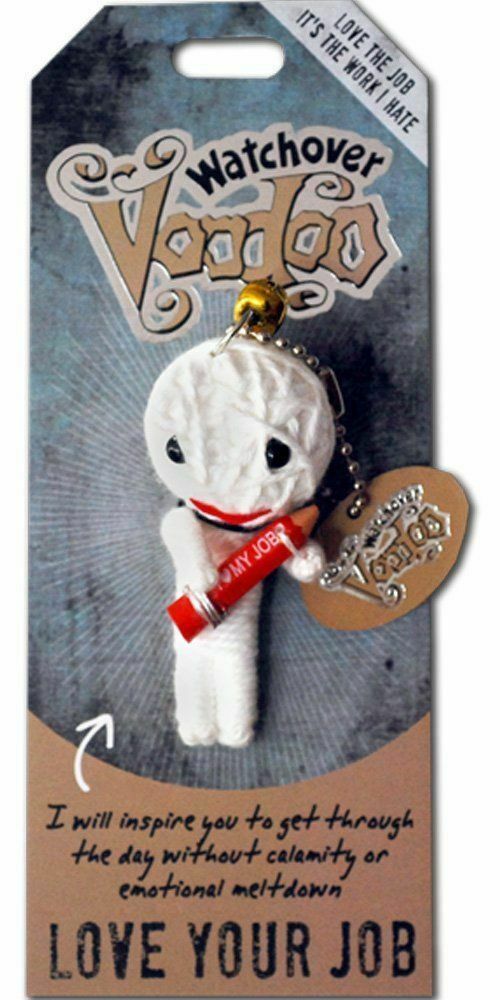 Watchover Voodoo Doll - Love Your Job  3" New Lucky Charm