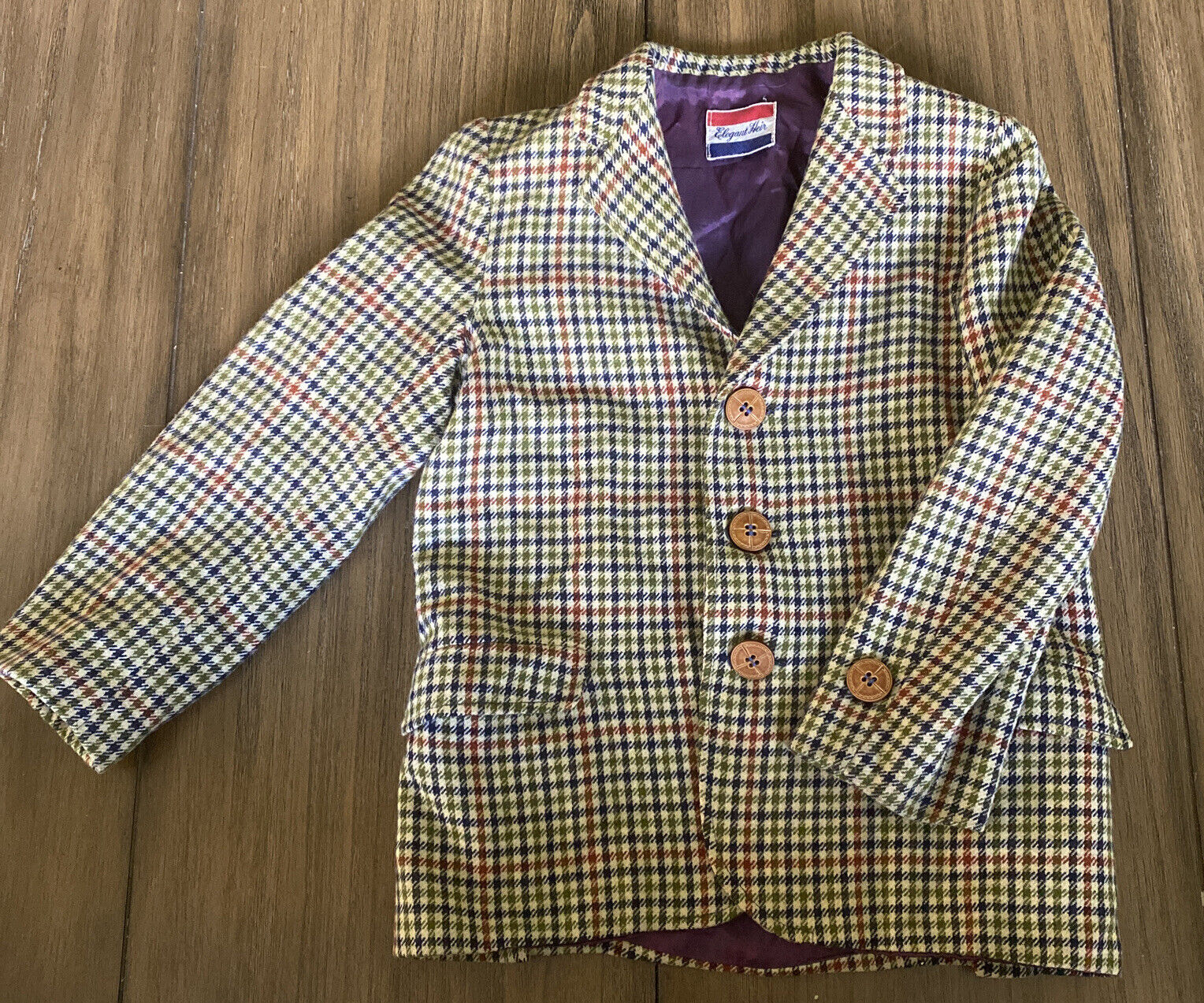 Elegant Heir  Coat Boys  Blazer Suit Jacket Toddler Vintage 3/4