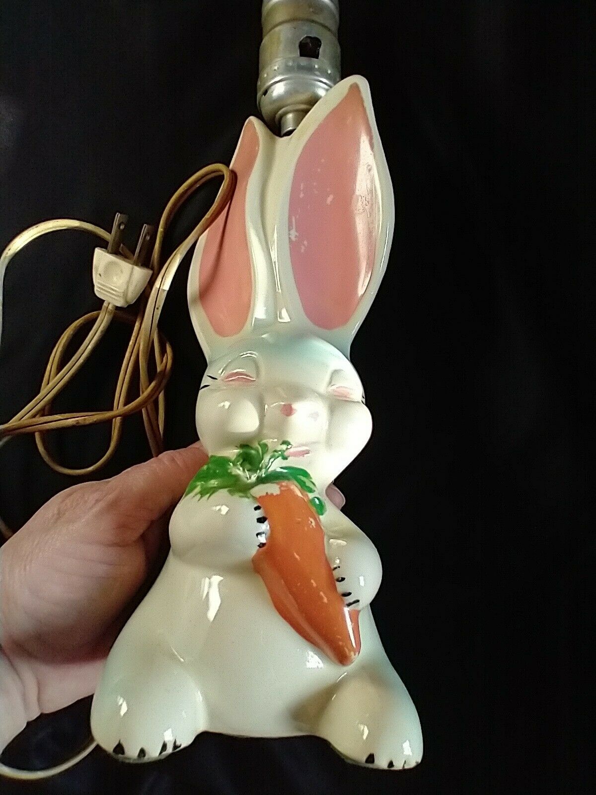 Vintage Bunny Lamp