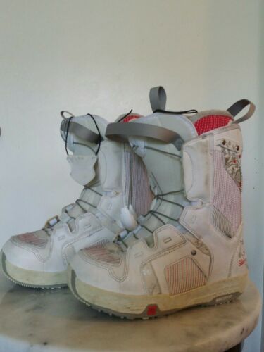 Salomon Snowboard Women Boots, Size Us 4, Pearl Coloring Great Condition