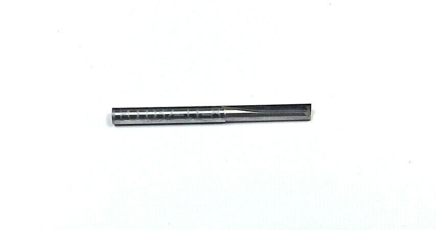 1/8" Carbide Straight Flute Drill, Flat Bottom, Mf00321181