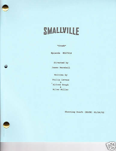 Smallville Show Script "crush"