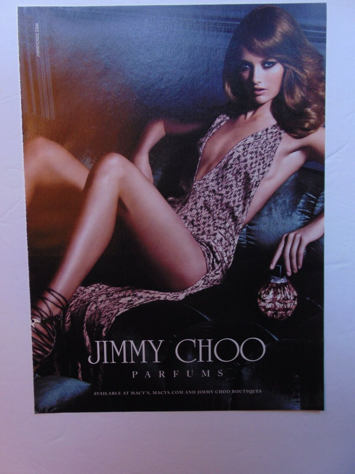 2013 Jimmy Choo Parfums Sexy Gal Vintage Art Print Ad