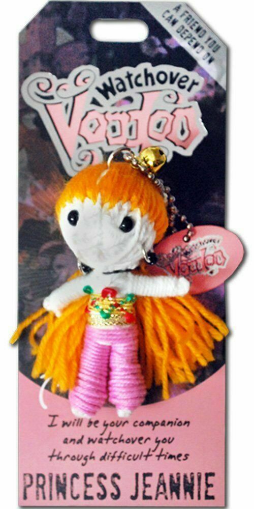 Watchover Voodoo Doll - Princess Jeannie  3" New Lucky Charm