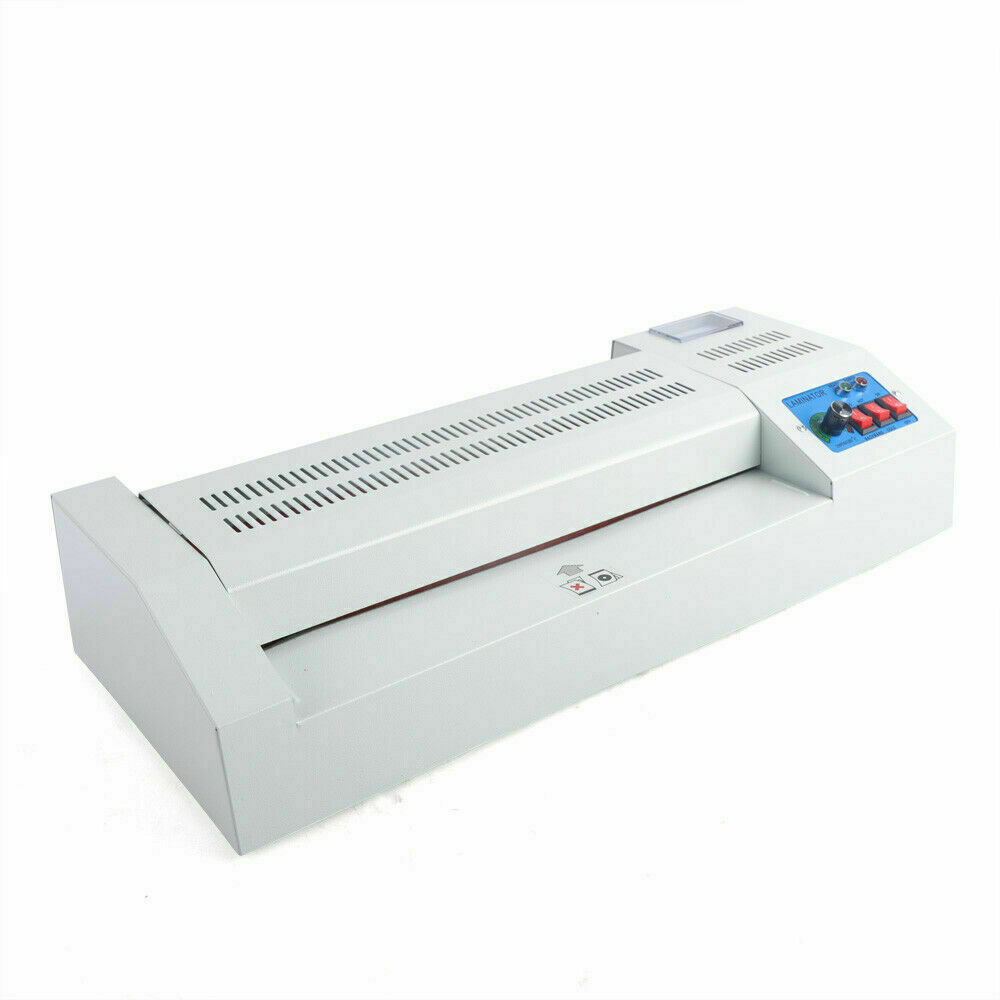12.5in A3 A4 Hot Cold Film Laminating Laminator Machine Home Commercial 600w