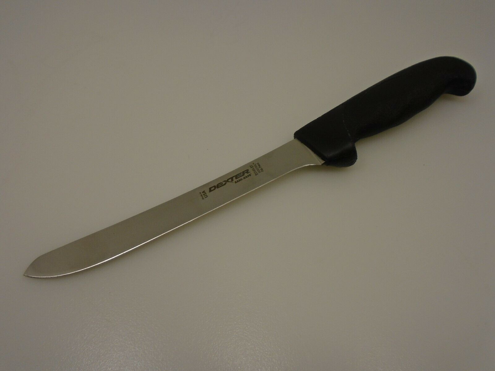 Dexterusa Heading Knife Black Handle Butcher Knife Safe Tip S114h-st Factory 2nd