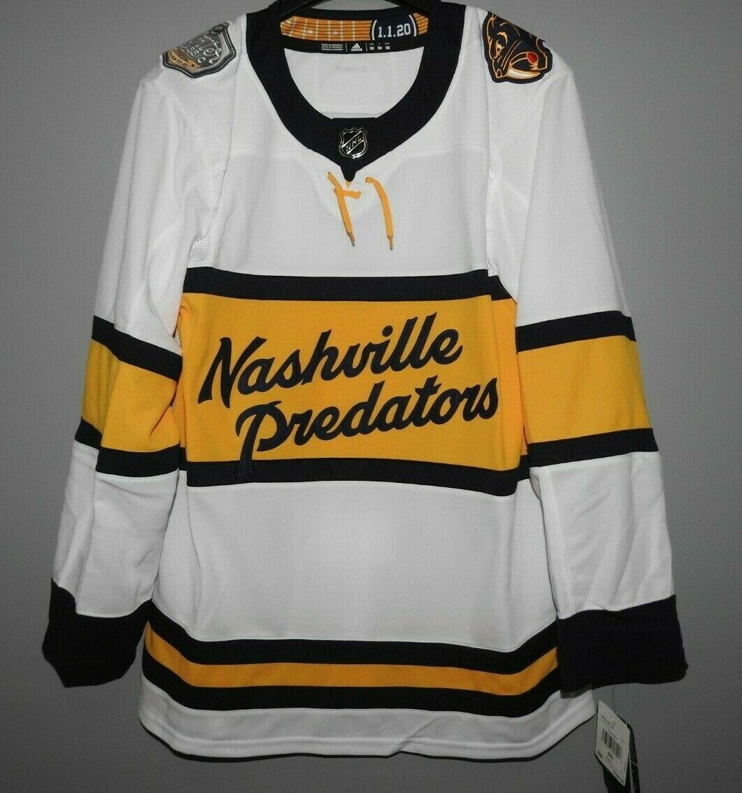 Authentic Adidas Nhl Nashville Predators 2020 Wc Hockey Jersey New Mens $190